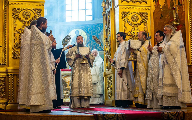 Отпевание митрополита Оренбургского и Саракташского Вениамина (Зарицкого)