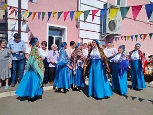 Праздник в Доме ветеранов в Серпухове