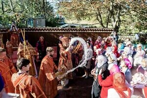 Престольный праздник храма Воскресения Словущего деревни Сертякино