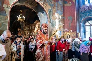 Престольный праздник храма Воскресения Словущего деревни Сертякино