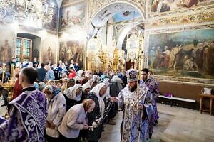 Всенощное бдение накануне праздника Воздвижения Креста Господня