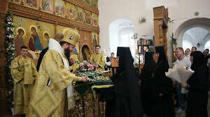 Архипастырский визит в Белопесоцкий монастырь