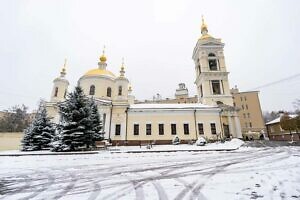 Божественная литургия в Троицком кафедральном соборе Подольска 28 10 2023