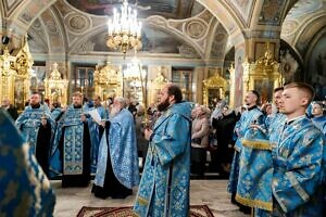 Всенощное бдение накануне  празднования Иерусалимской иконе Божией Матери