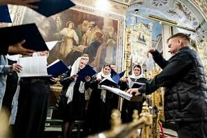 Всенощное бдение накануне  празднования Иерусалимской иконе Божией Матери