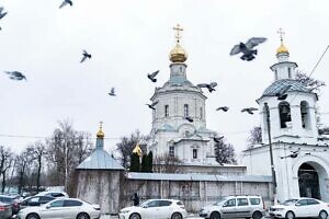 Архиерейское богослужение в Успенском храме города Видное