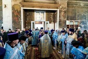 Престольный праздник Скорбященского храма посёлка Шарапово