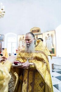 Архиерейское богослужение в храме Воскресения Словущего села Хатунь г.о. Ступино