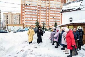 Божественная литургия в Христорождественском храме города Домодедово