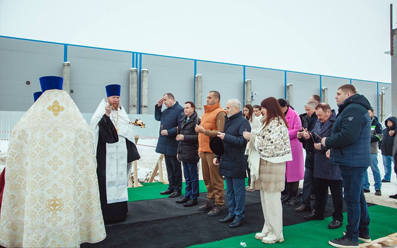 Молебен перед началом строительства технопарка в Серпухове