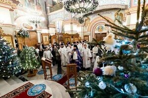 Архиерейское богослужение в Преображенском соборе города Люберцы 13 01 2024