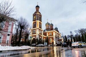 Архиерейское богослужение во Всехсвятском храме города Серпухова