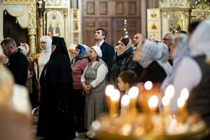 Архиерейское богослужение во Всехсвятском храме города Серпухова