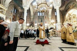 Архиерейское богослужение во Всехсвятском храме города Серпухова