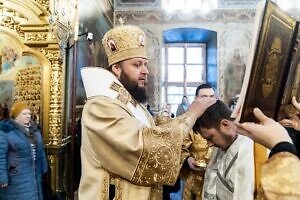 Божественная литургия в Троицком кафедральном соборе Подольска 14 01 2024