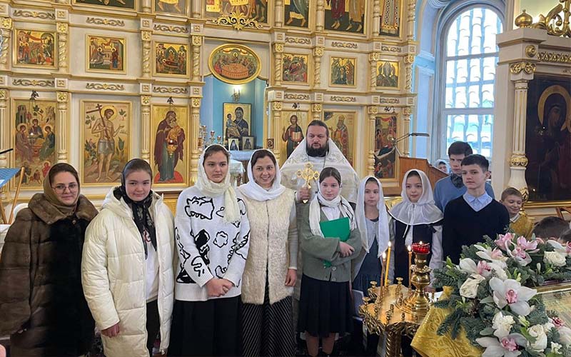 Дебют детского хора в храме Рождества Богородицы деревни Тарычёво