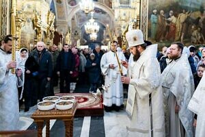 Навечерие Рождества Христова в Троицком кафедральном соборе Подольска