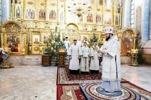 Праздник Богоявления в Вознесенской Давидовой пустыни