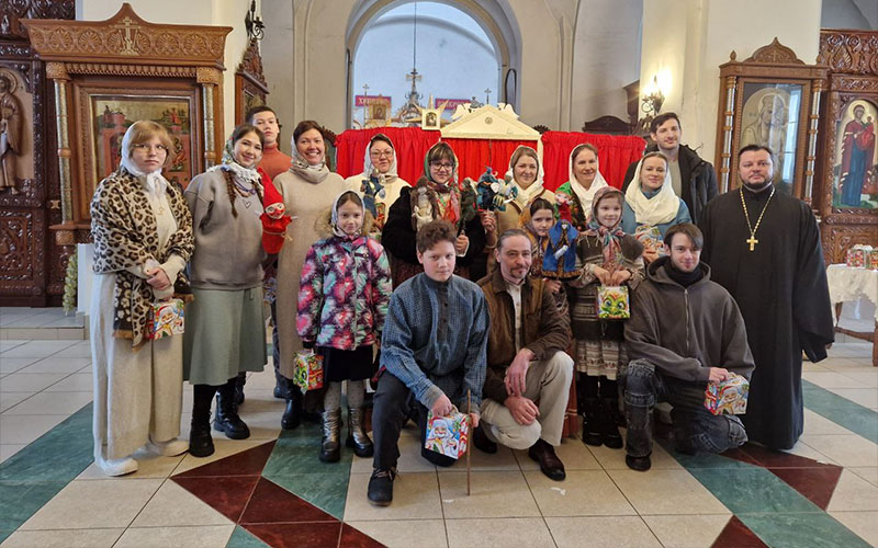 Рождественский праздник Преображенском храме с. Вельяминово