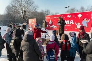 Рождество в парке культуры и отдыха в Чехове