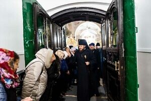 Всенощное бдение в Троицком кафедральном соборе города Подольска 06 01 2024