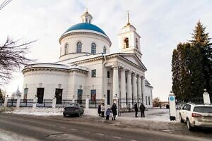 Архиерейское богослужение в соборе Николы Белого города Серпухова