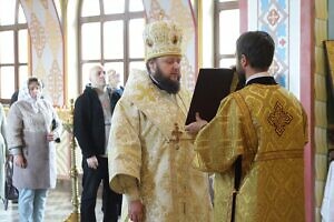 Праздник Сретения Господня в Крестовоздвиженском храме города Еревана