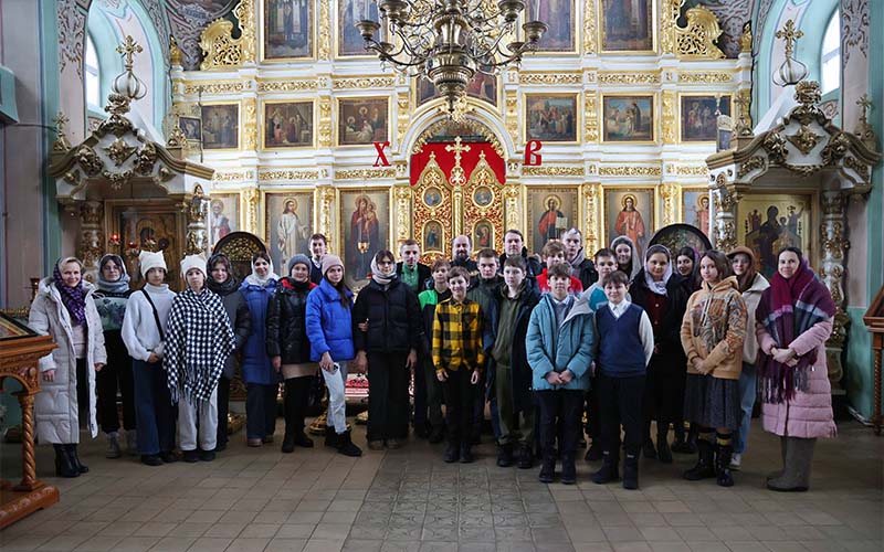 Празднование Дня православной молодёжи в Тихвинском храме города Ступино