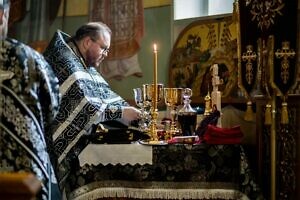 Архиерейское богослужение в Александро-Невском храме города Видное