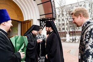 Архиерейское богослужение в Александро-Невском храме города Видное