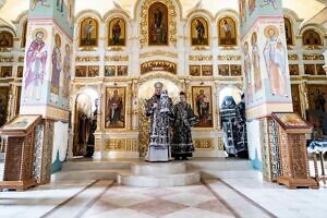 Архиерейское богослужение в Александро-Невском храме города Видное