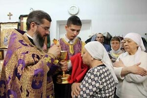 Архиерейское богослужение в храме Сорока Севастийских мучеников города Чехов-2