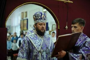 Архиерейское богослужение в храме Сорока Севастийских мучеников города Чехов-2