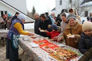 Масленичные гуляния в Никольском храме села Лямцино