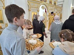 Праздник масленицы в храме Всех святых в земле Русской просиявших г. Ступино