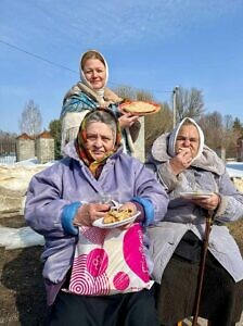 Праздник Масленицы в Знаменском храме в Старой Кашире города Ступино