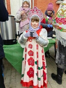 Празднование Масленицы во Всехсвятском храме города Серпухова