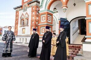 Архиерейское богослужение в храме Новомучеников и исповедников Домодедовских в городе Домодедово