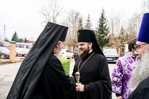 Архиерейское богослужение во Всехсвятском храме мкрн. Климовска г.о. Подольск