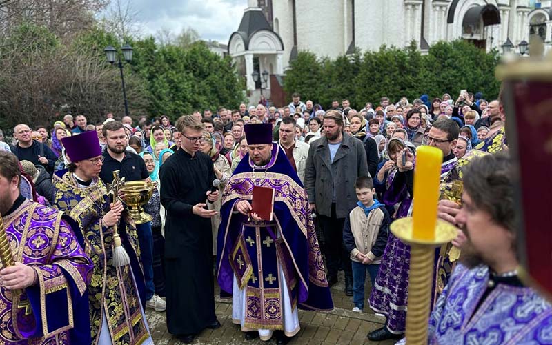 День памяти святителя Иннокентия Московского в Преображенском соборе города Люберцы