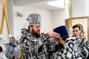 Литургия Преждеосвященных Даров в храме Всех святых в земле Русской просиявших города Ступино