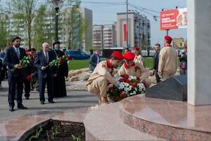 Митинг памяти ликвидаторов аварии на Чернобыльской атомной электростанции