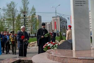 Митинг памяти ликвидаторов аварии на Чернобыльской атомной электростанции