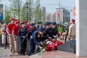 Митинг памяти ликвидаторов аварии на Чернобыльской атомной электростанции