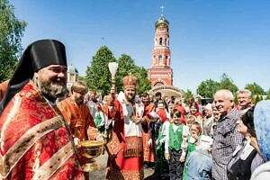 Архиерейское богослужение в Давидовой пустыни 23 05 2024