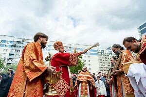 Архиерейское богослужение в Георгиевском храме города Видное 6 05 2024