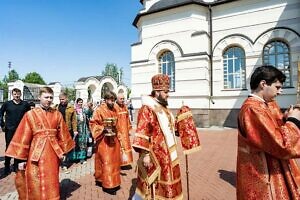 Архиерейское богослужение в Иоанно-Богословском храме села Сынково г.о. Подольск