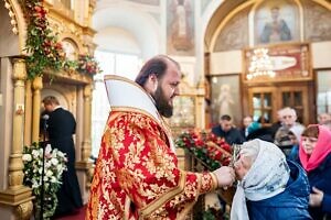 Архиерейское богослужение в Петропавловском храме города Лыткарино