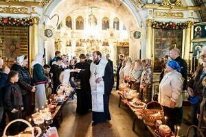 Архиерейское богослужение в Преображенском соборе города Люберцы-04-05-2024