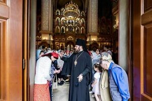 Архиерейское богослужение в Преображенском соборе города Люберцы 26 05 2024